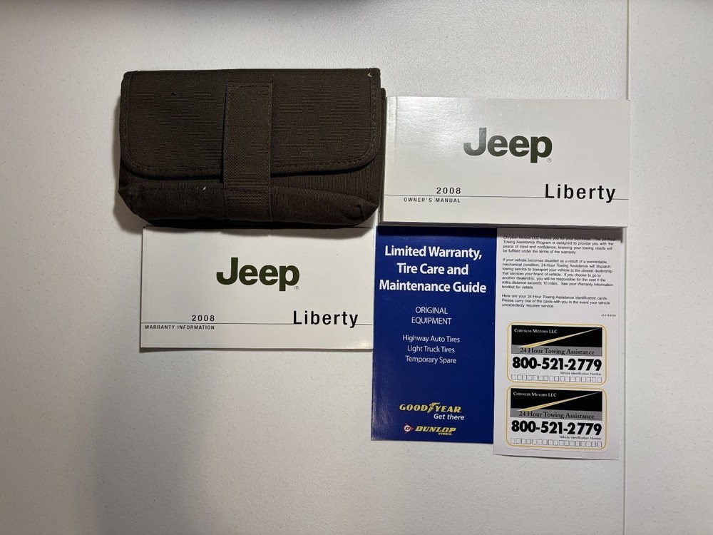 2008 Jeep Liberty Owners Manual OEM Complete Set