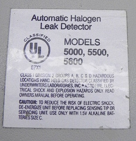 Tif Automatic Halogen Leak Detector 5600