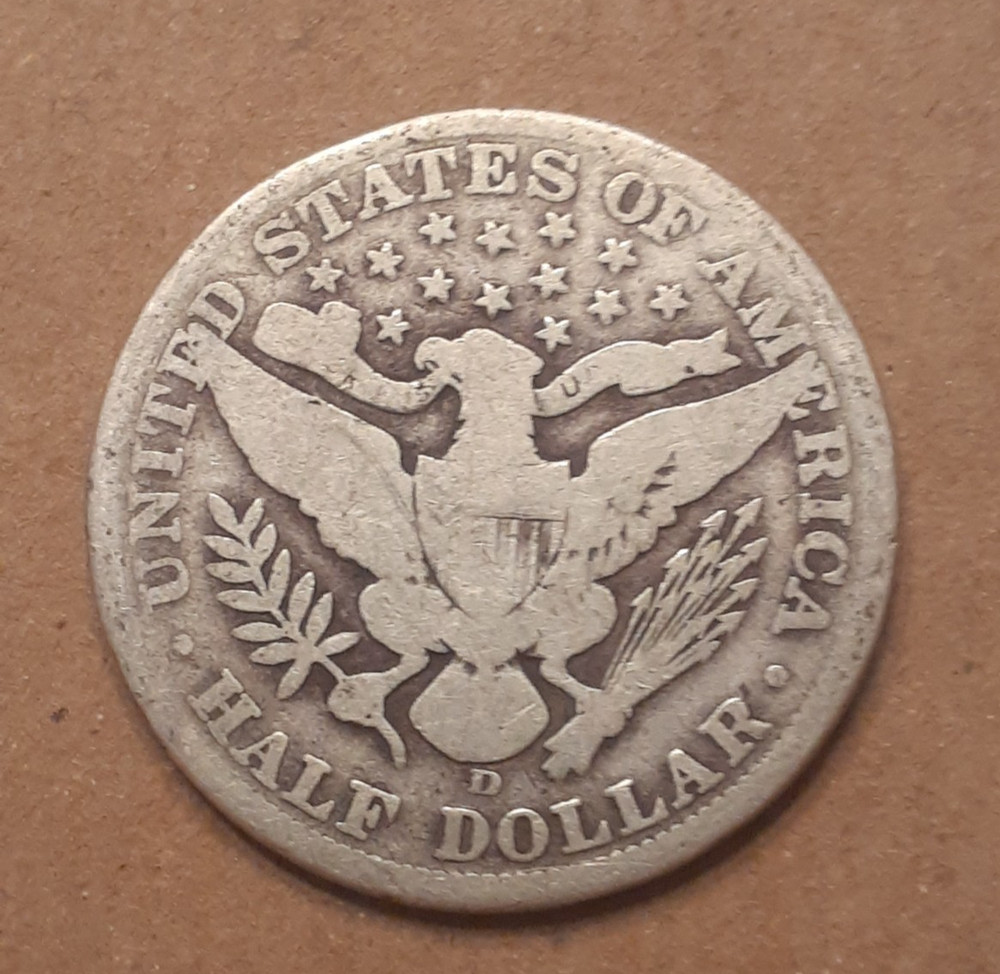 1912 BARBER HALF DOLLAR