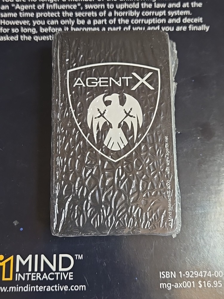 Agent X Secret Agent RPG Mind Interactive Intrigue-Espionage-Corruption FS