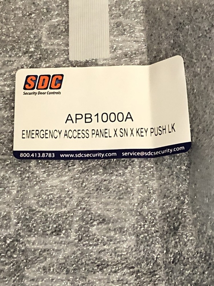 **NEW** SDC APB1000A EMERGENCY ACCESS PANEL