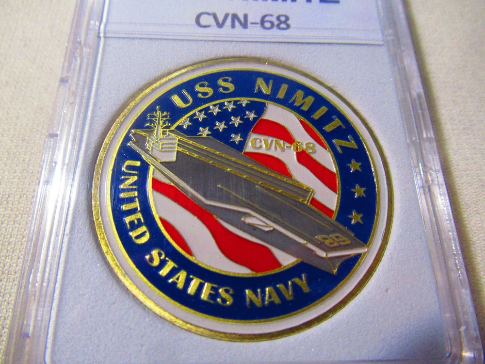 US NAVY - USS NIMITZ CVN-68 Challenge Coin