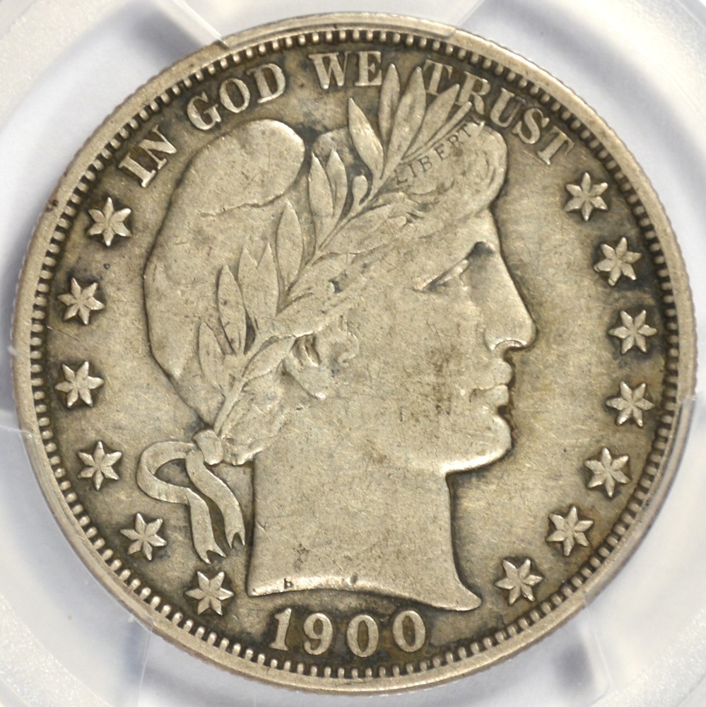 1900-O BARBER HALF DOLLAR ~ PCGS XF40
