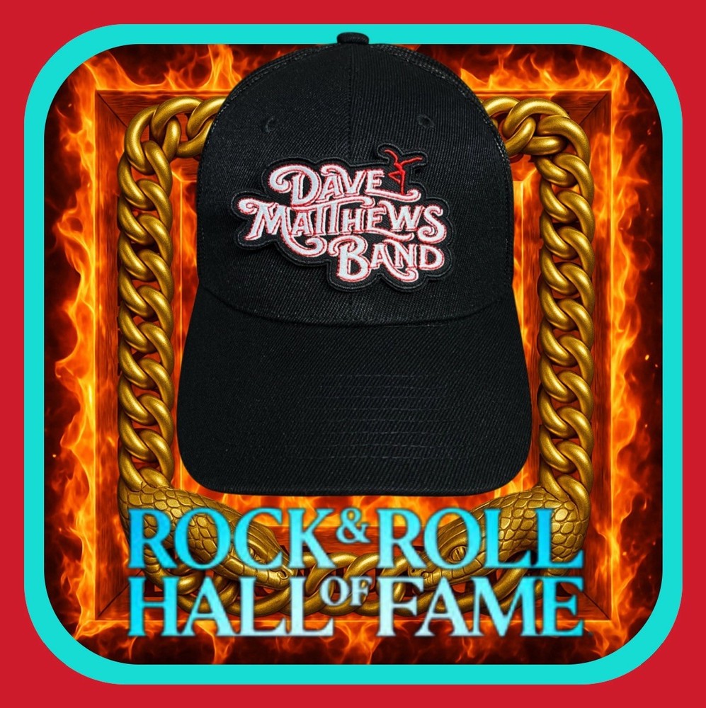 DAVE MATTHEWS BAND  PATCHED BASEBALL CAP VELCROBACK