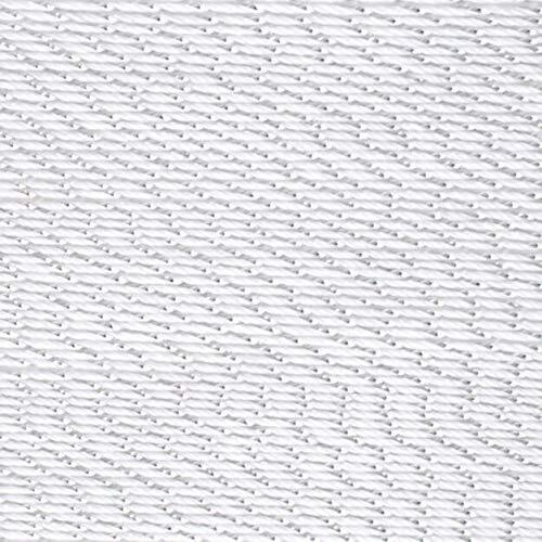 Metallic Crochet Thread 10 White/Silver