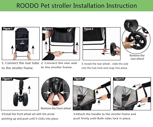 3 Wheel Dog Pet Cat Stroller Best Lightweight Foldable Compact Light khaki