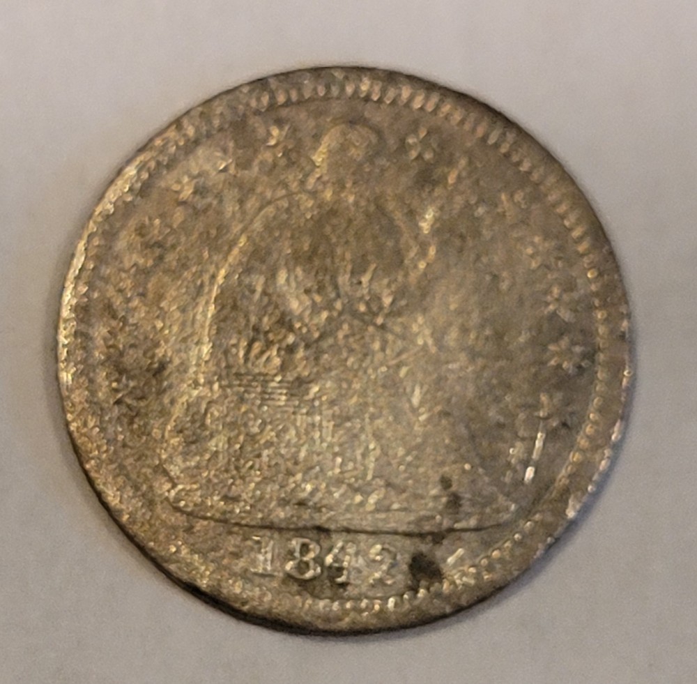 Half Dime 1842 #390