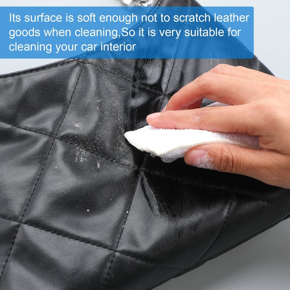 12 Pcs Interior Scrubbing Sponge for Leather Plastic Car Microfiber Kitchen H