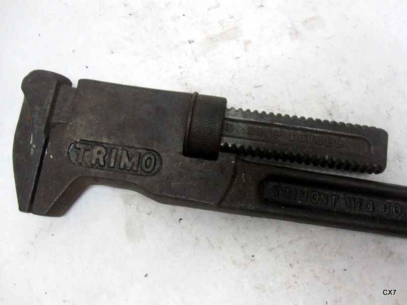 Vintage Trimo 18 inch Pipe Monkey Wrench