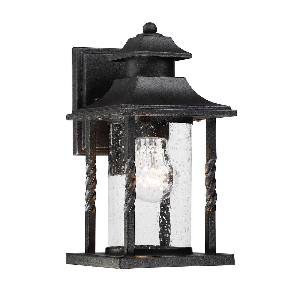 Black Dorado Exterior Wall Lantern
