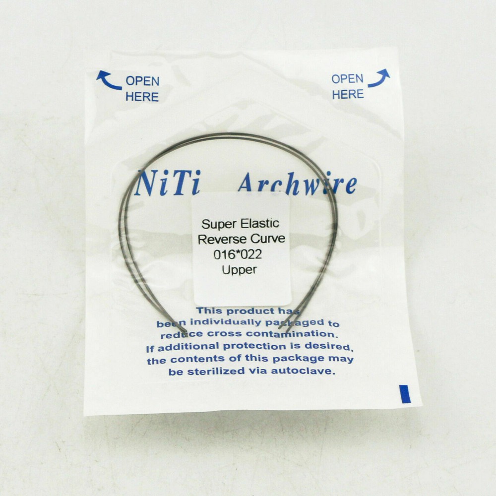 Dental Reverse Curve Arch Wire Niti Super Elastic Round/Rectangular True Form