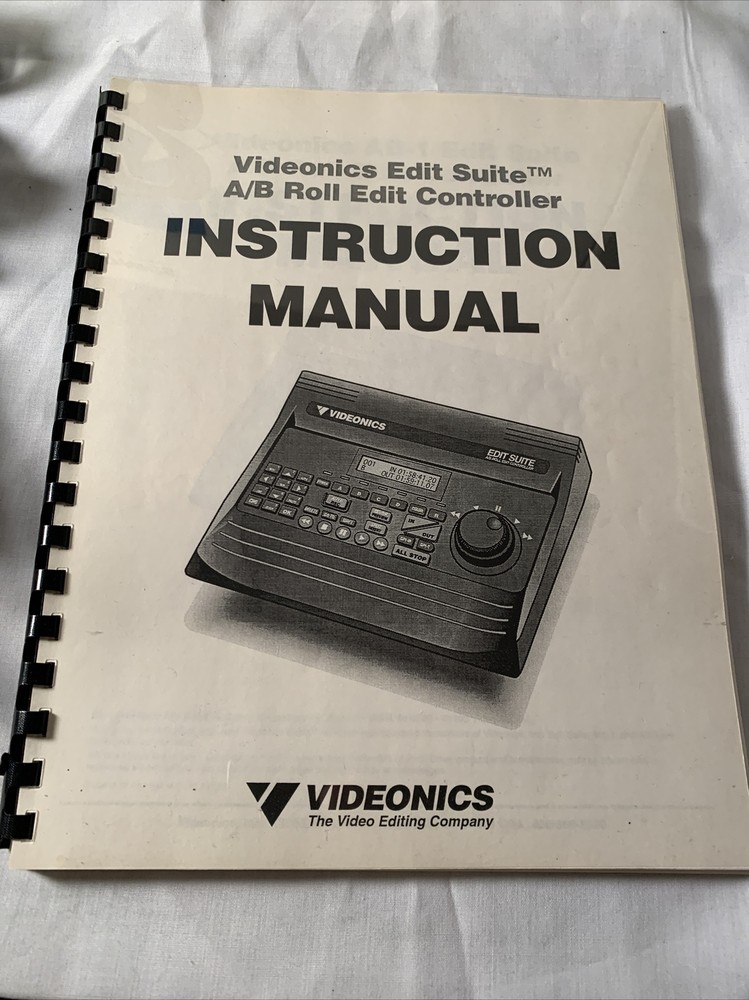 Videonics AB-1 Edit Suite A/B Roll Edit Controller Video Editor COMPLETE In BOX