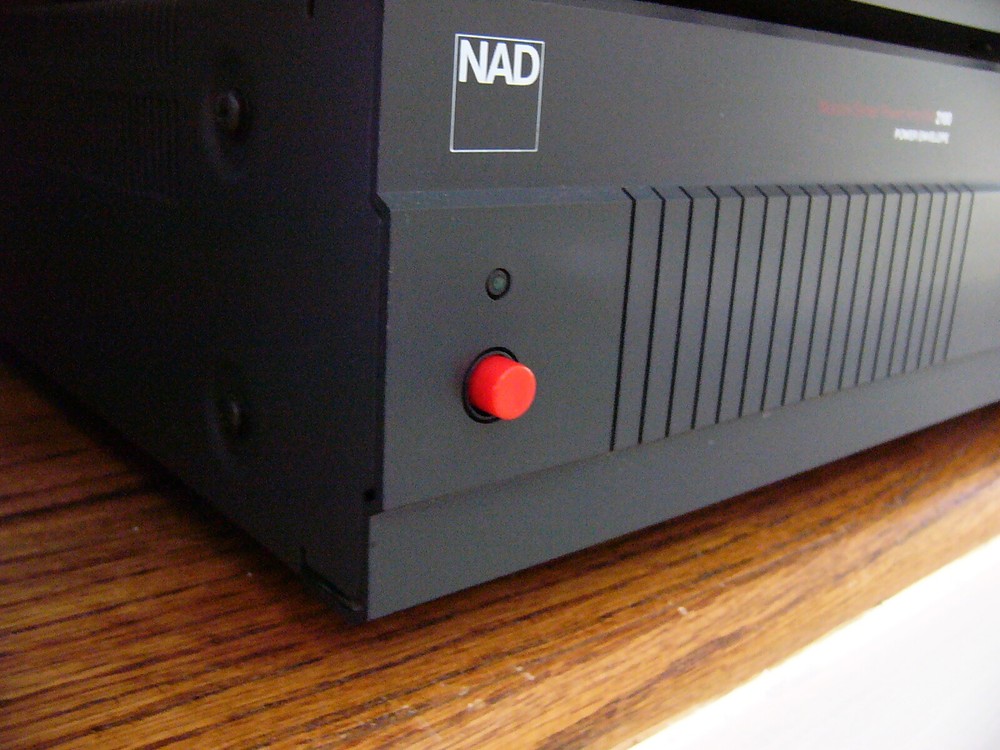 NAD Classic Amplifier RED Power Push Button On/Off