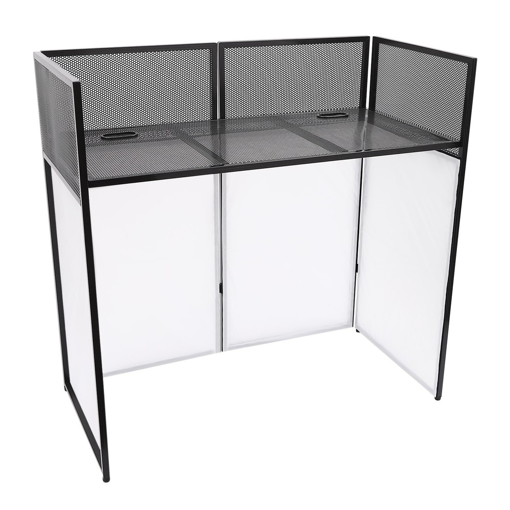 Portable DJ Facade Booth Table DJ Control DJ Display Stand DJ Event Booth Facade