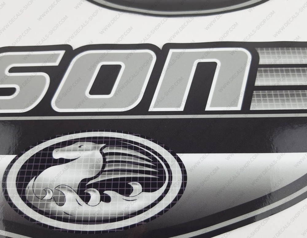 Johnson 150 HP 1999-2000 Outboard Decals Sticker Set Black