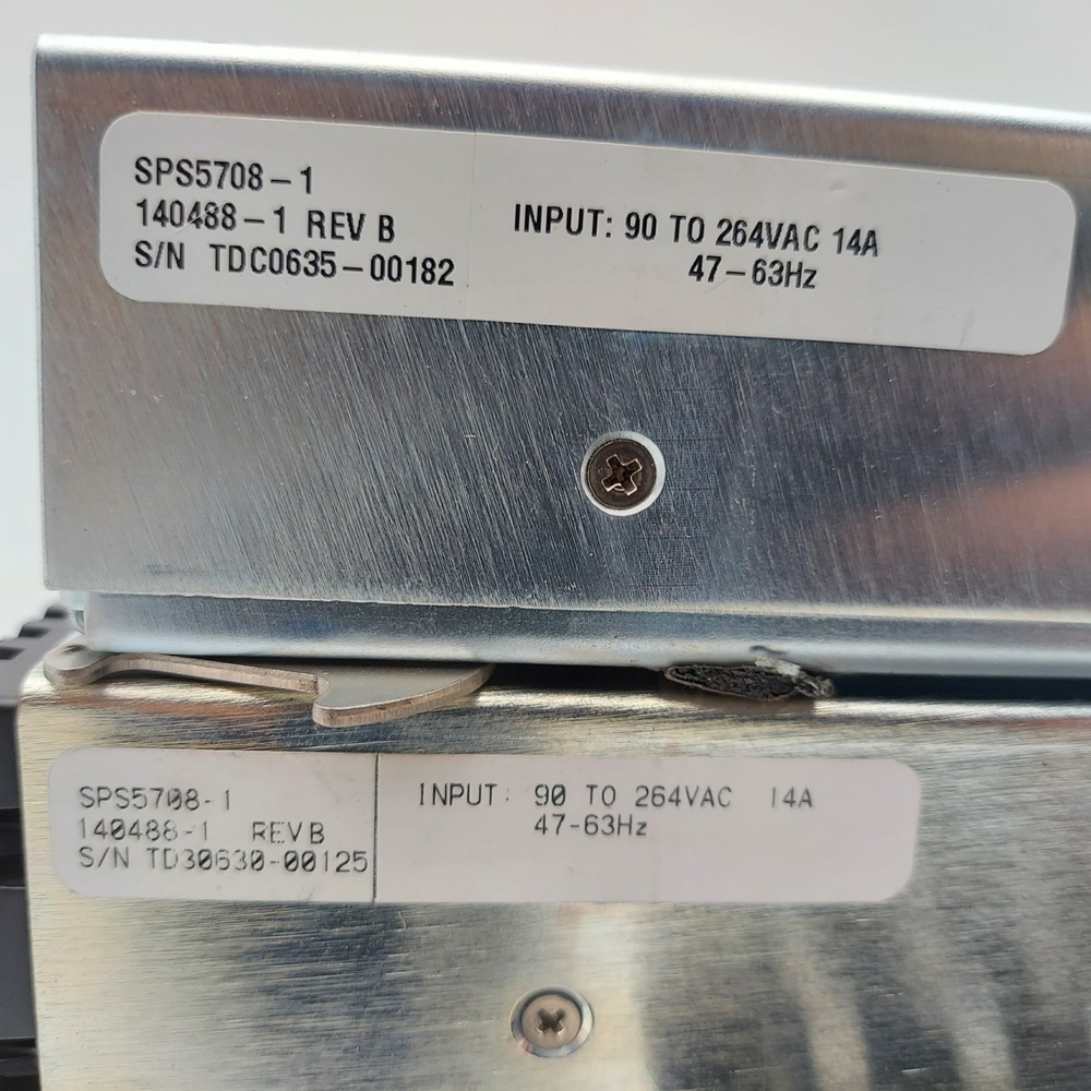 LOT OF 2 Transdev Electronics Model SPS5708-1 Power Supply