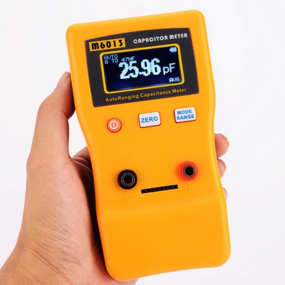 Durable M6013 Capacitor Meter Auto Rang Measuring Capacitance Tester Instrument