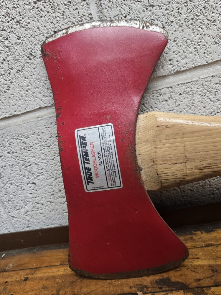 Vintage NOS True Temper Woodslasher Double Bit Axe