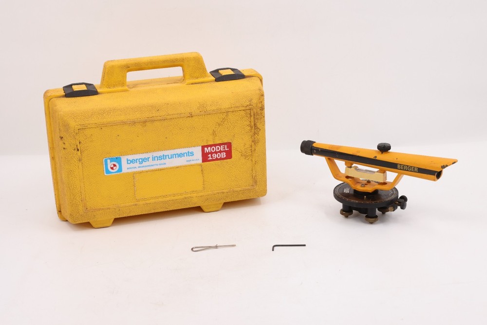 Berger Instruments 190B Dumpy Level Transit Surveying Tool Made in USA