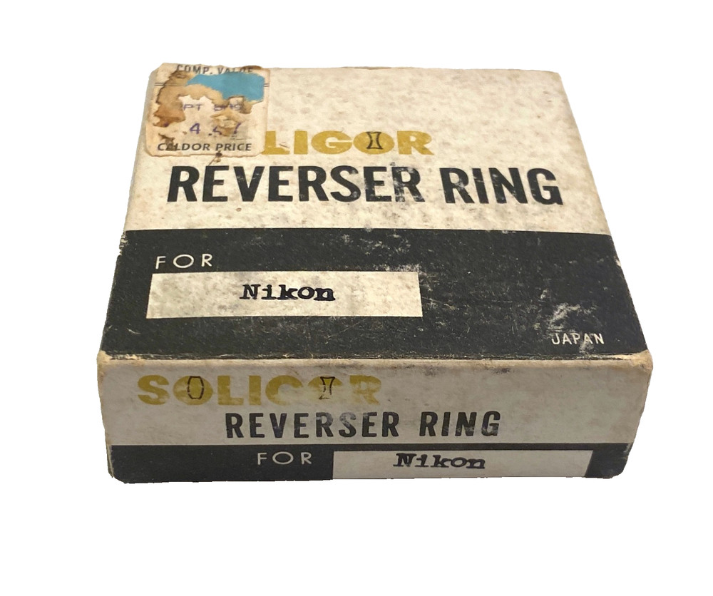 Vintage Soligor Reverser Ring Adapter for Nikon Cameras