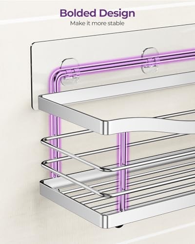 Shower Caddy 3 Pack-Shower Organizer Shelves Rack Rustproof SUS304 Silver