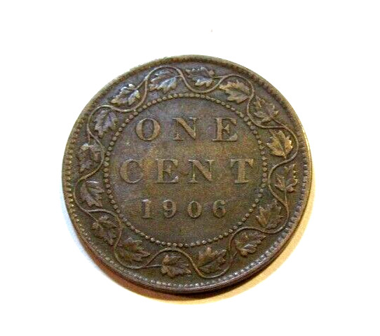 Canada 1906 1 Cent Coin