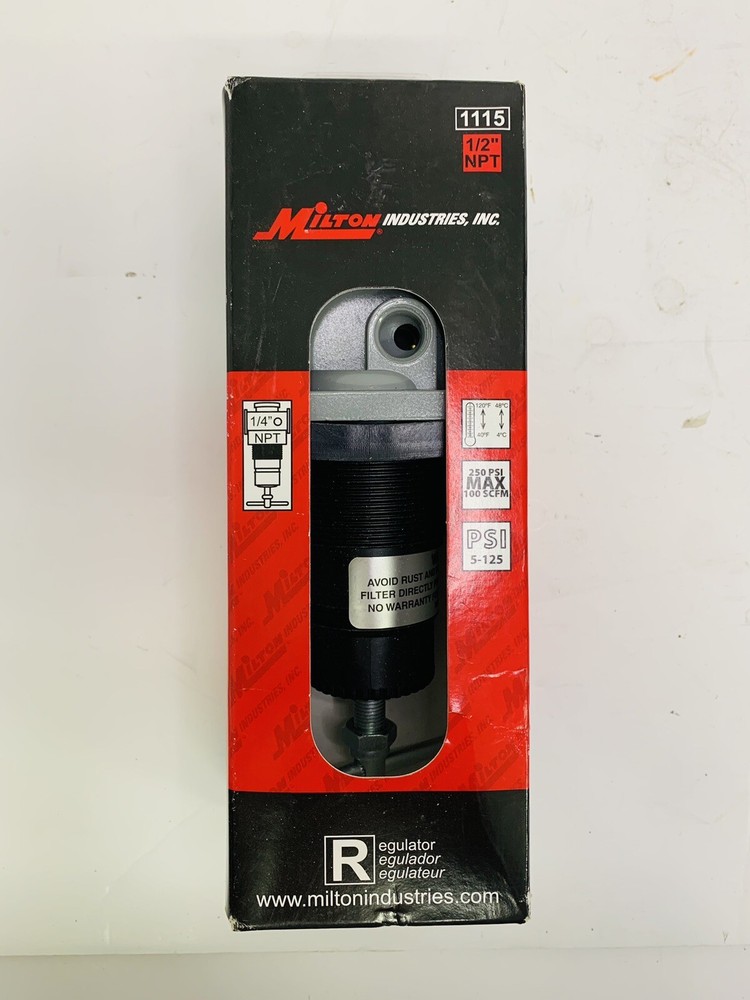 Milton 1115 1/2" Air Filter Regulator