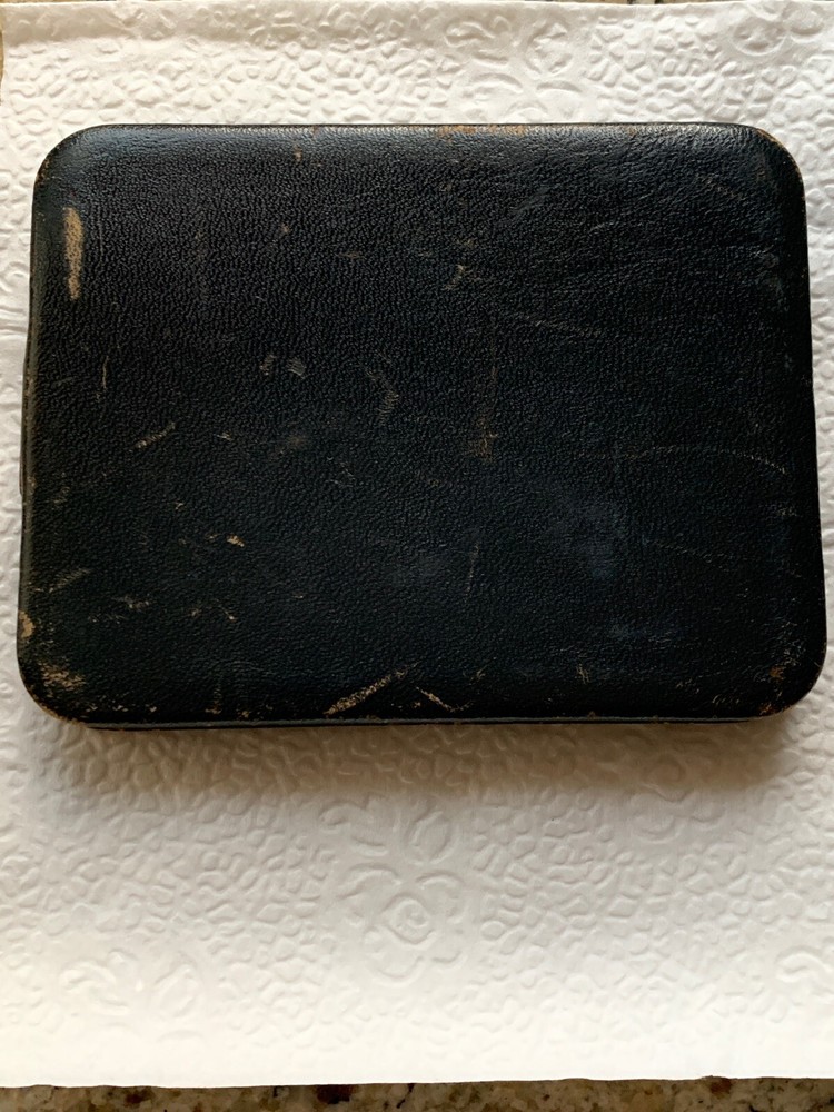 WW 2 Era Pilot Leather Cigarette Case