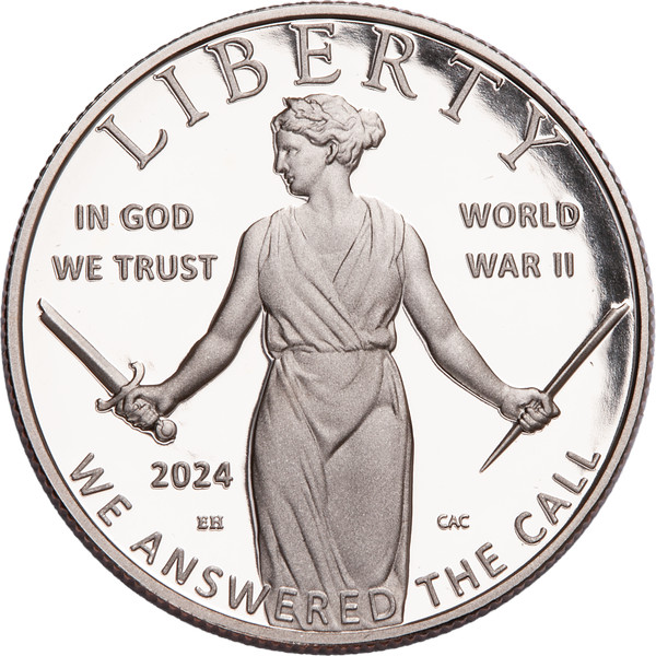 2024-S Greatest Generation Commemorative Clad Proof Half Dollar ~ OGP & COA!