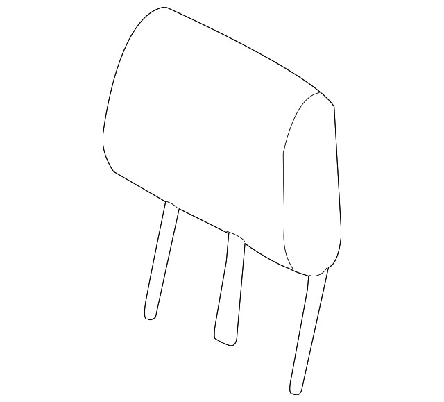 Genuine Ford Headrest DR3Z-54611A08-FD