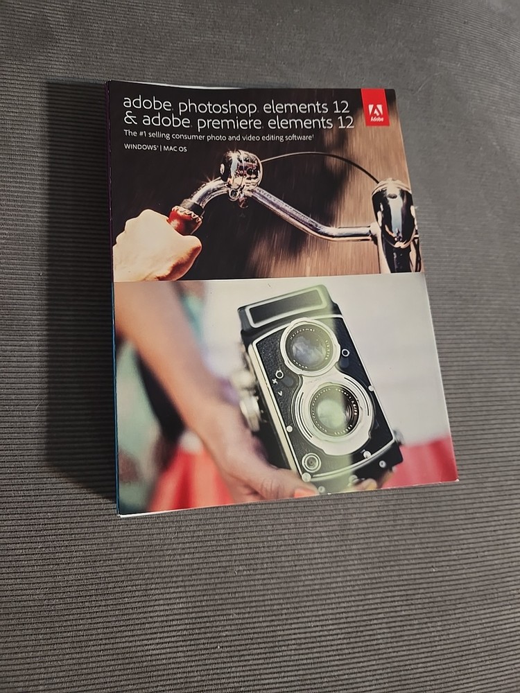 Adobe Photoshop Elements 12 & Premiere Elements 12 Software Bundle – New Sealed