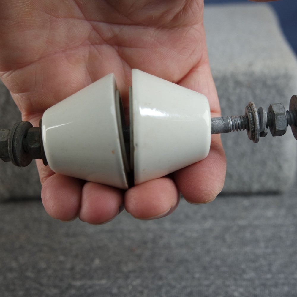 1-3/4" Diameter High Voltage Radio Frequency RF Ceramic Feedthrough