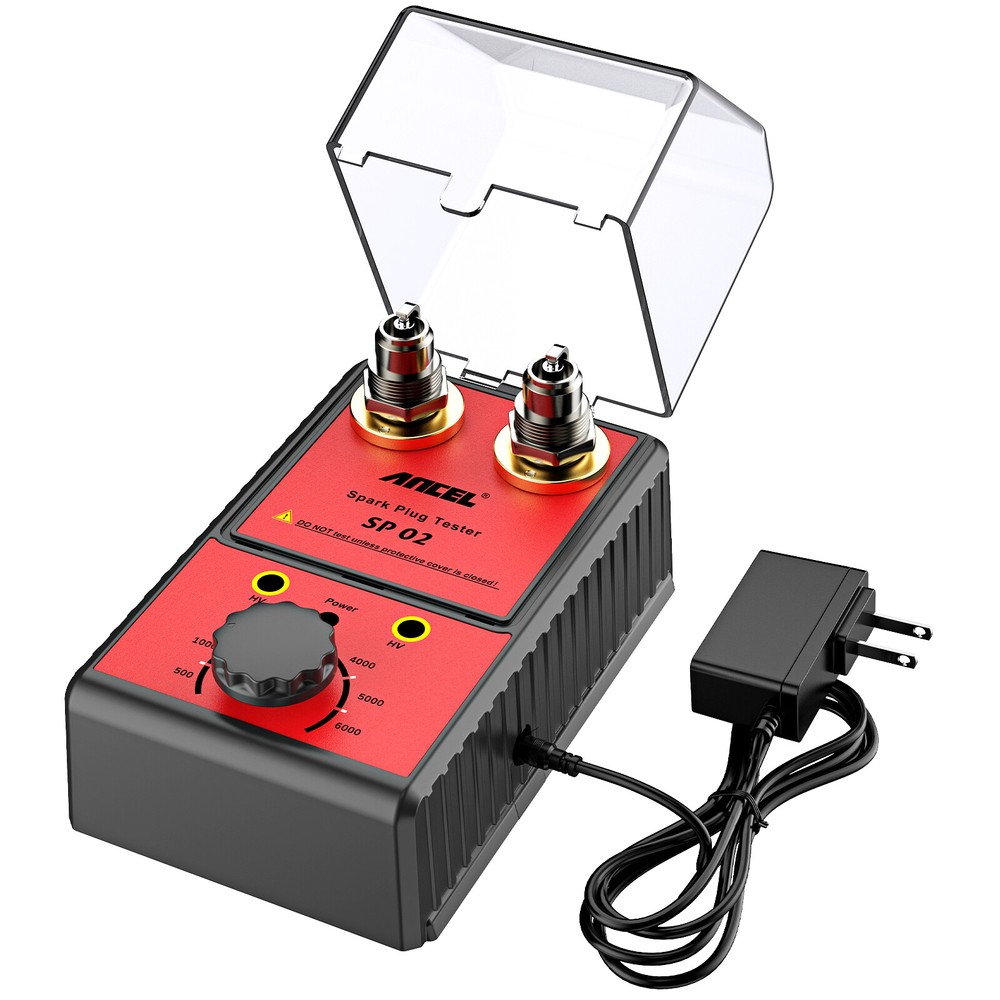 Dual Hole 12V Ancel Spark Plug Tester Ignition Plug Analyzer Diagnostic Detector