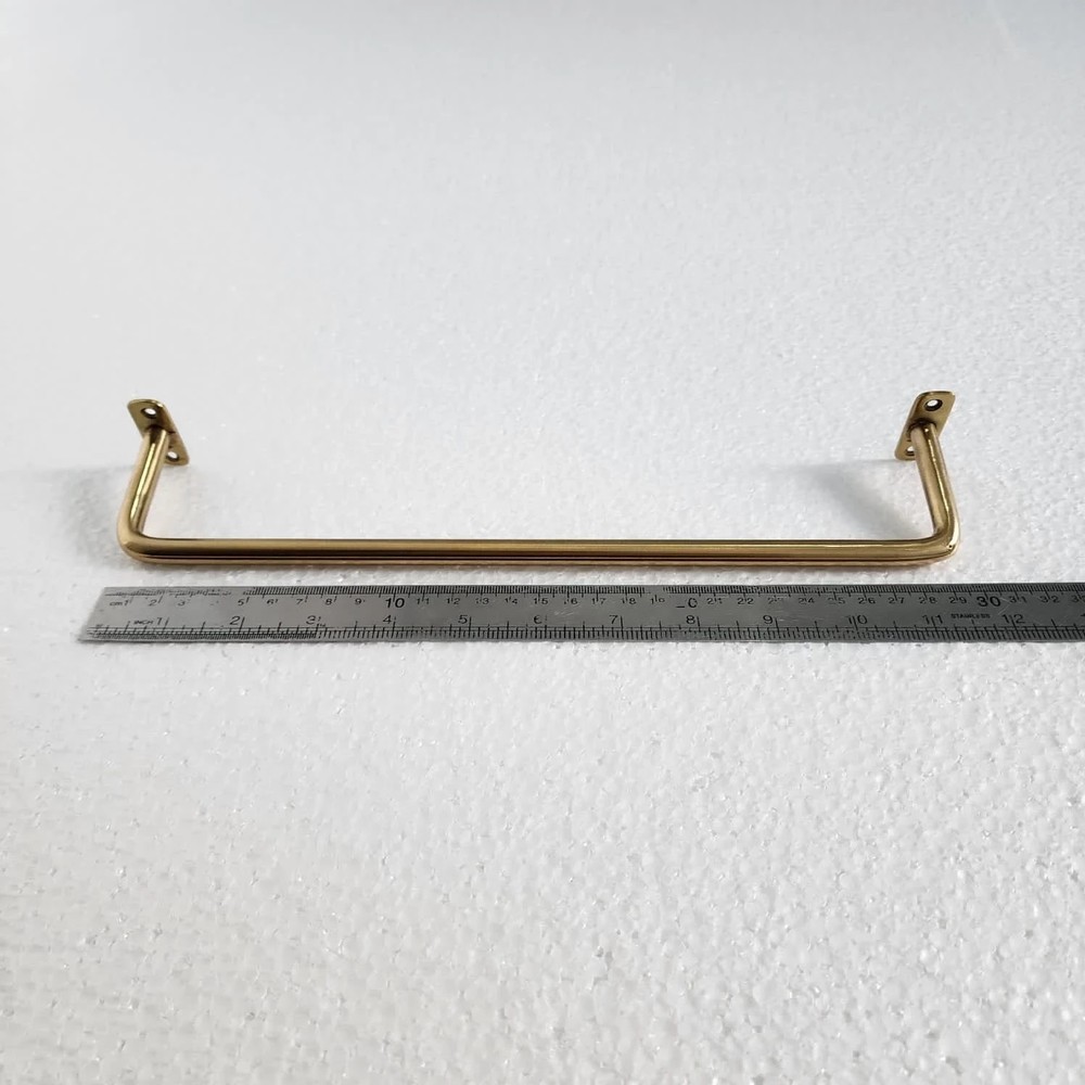 Solid Brass 12" Towel Rail Wall Mounted Face Fix Hand Towel Holder Old Style