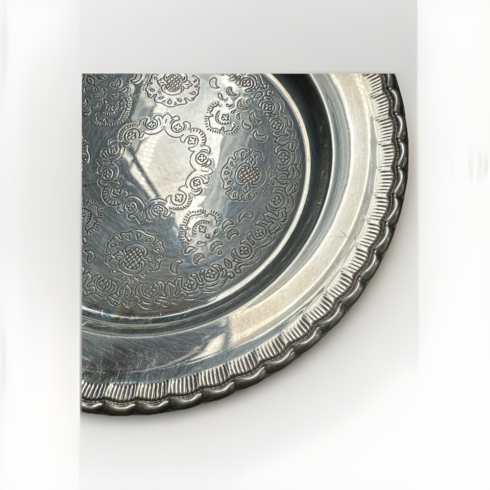 Vintage Swedish Silver Plate Wine/Water Coaster