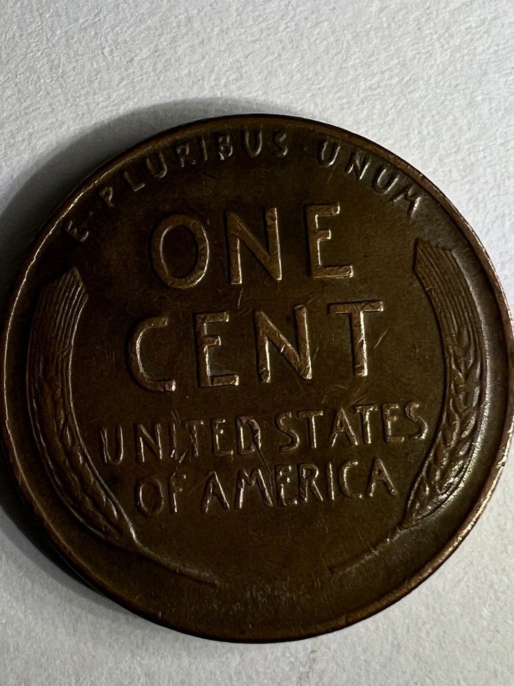 1944 D Lincoln cent penny Obverse And. Reverse Struck Errors