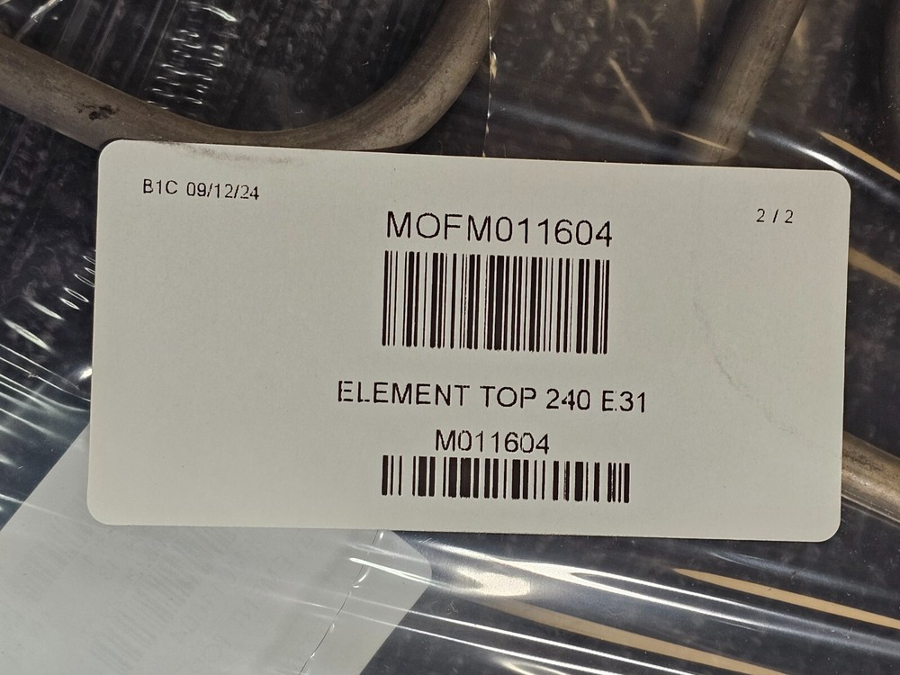 Element, Oven, Top, 240V, E31 M011604 Fits Moffat