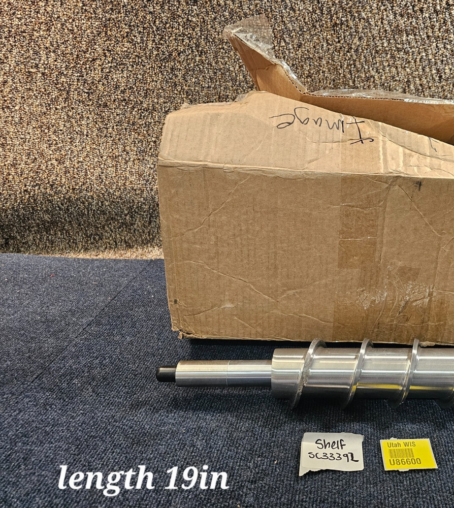 Ice Machine 19-inch Long, Auger D-Drive for Cornelius, Silver