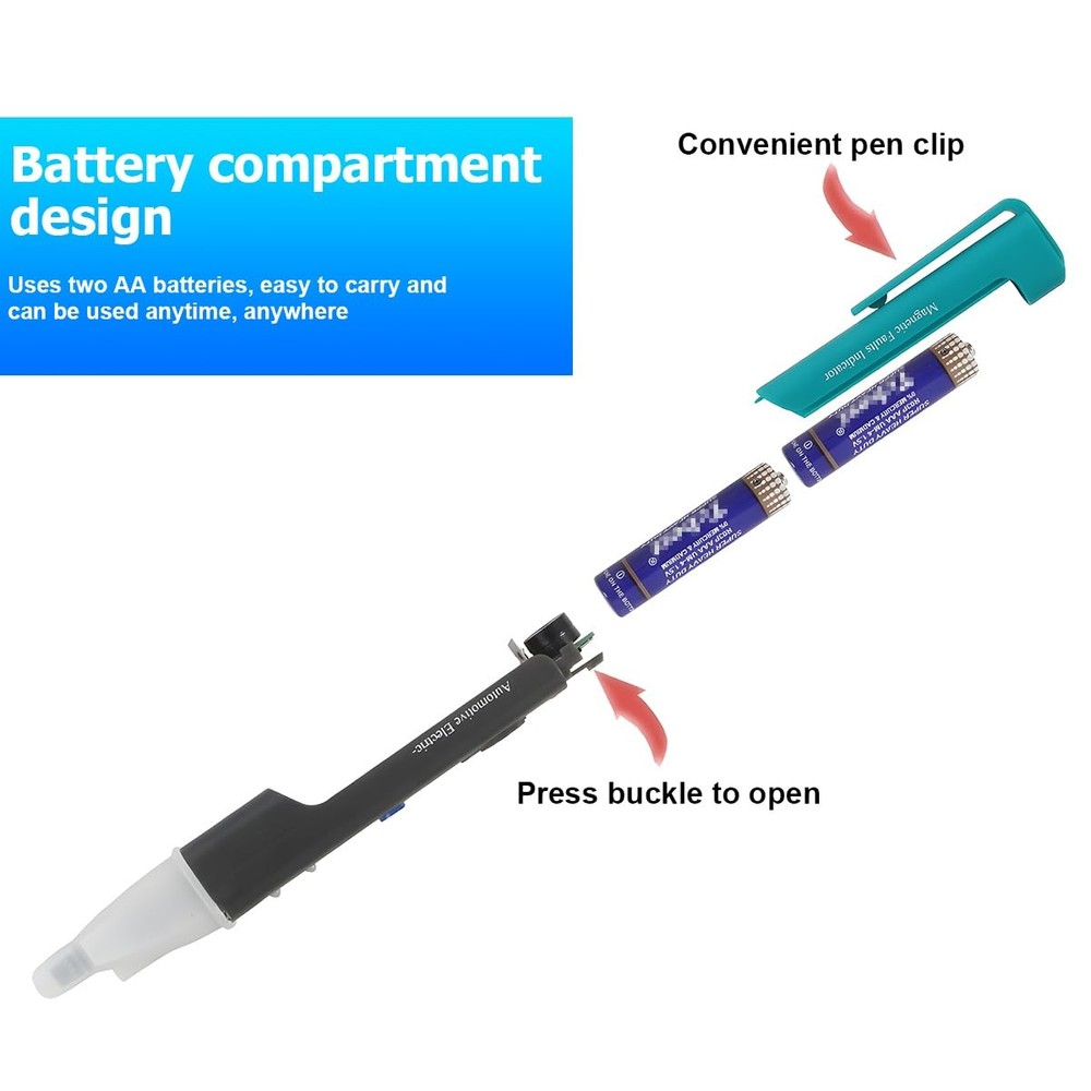 Car Ignition Coil Tester, MST-101 Auto Spark Electronic Black+Blue+White
