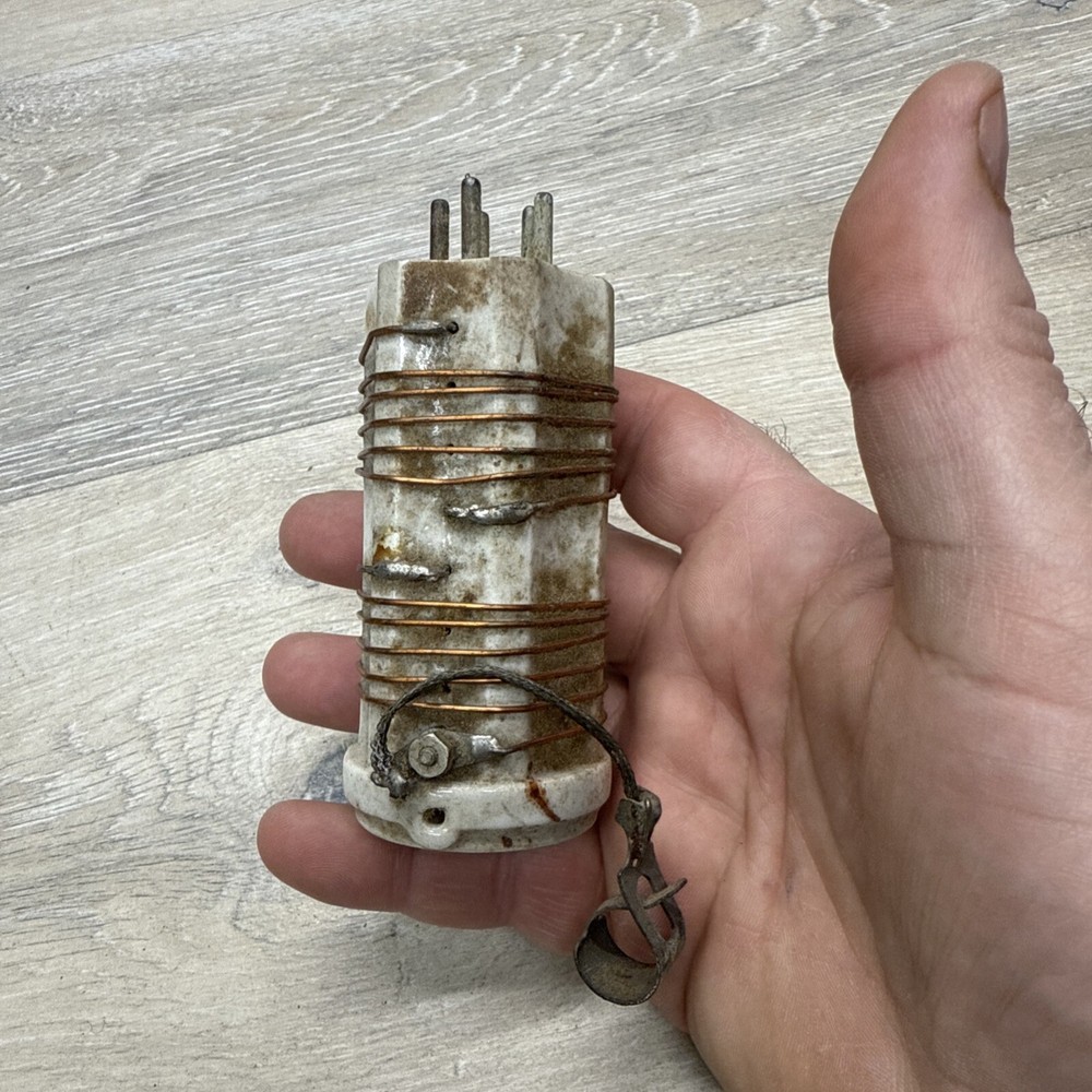 2 - EF Johnson Ceramic Hi-Q Plug-in Inductor Coil
