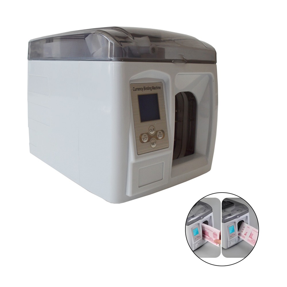 110V 0.79" Currency Binding Machine Automatic Money Packing Machine