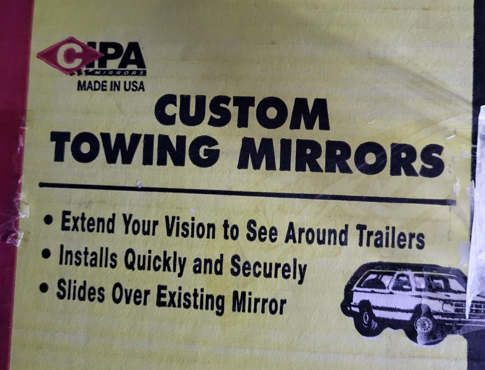 Cipa towing mirror pair black 10700 2003 Dodge Ram (A)