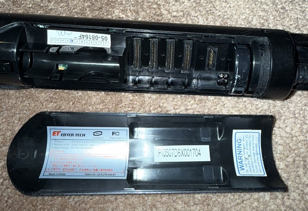 MAGIC SING Karaoke Microphone With FM Transmitter Tested Working