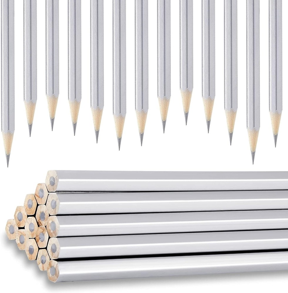 24 Pack Silver Welders Pencil Metallic Marking for