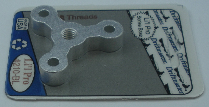 Driftmaster 210BL Left Thread Star Base for 3/8" Lil Pro Rod Holder