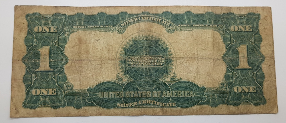 1899 $1 Silver Certificate Black Eagle Note V60648185A