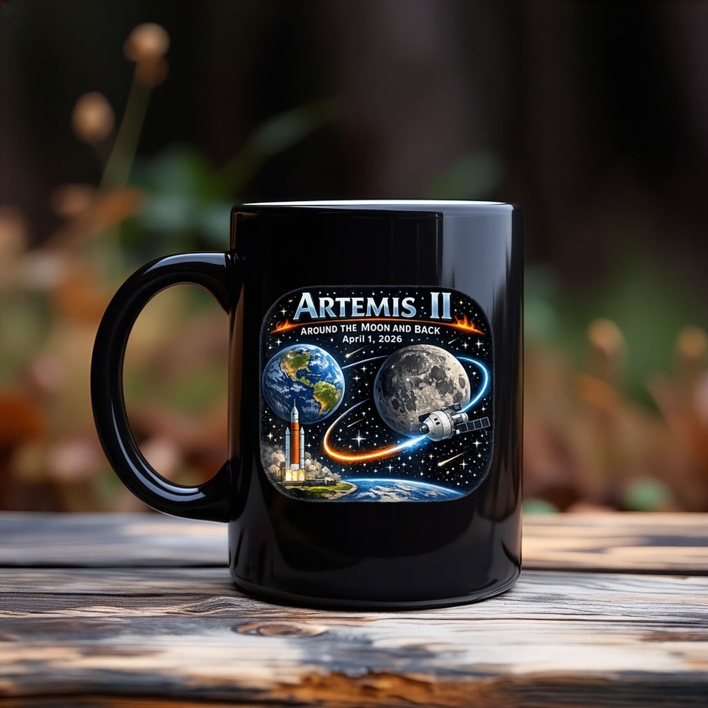 Artemis 2 Journey Around the Moon and Back Mug