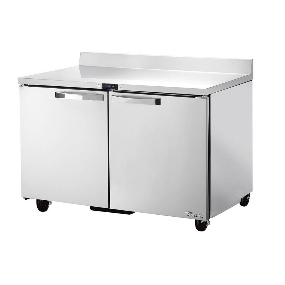 True TWT-48F-HC~SPEC3 48" Two Section SPEC SERIES® Work Top Freezer, Two Soli...