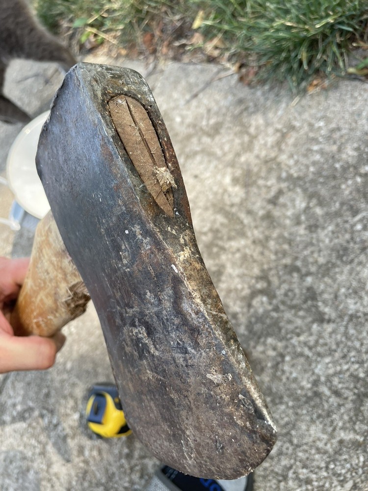 Vintage Single Bit Axe Head Hand Tool Lawn Garden (Head Only)