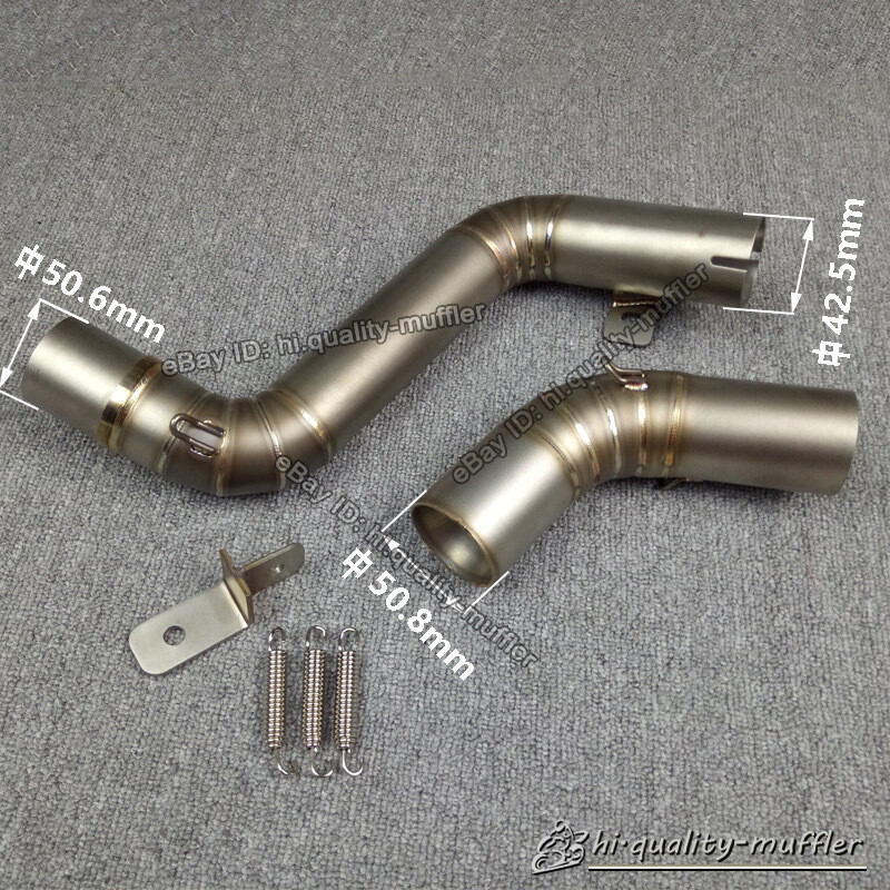 Exhaust Mid Link Pipe Stainless Steel System Modified For Duke 200 390 2012-2016